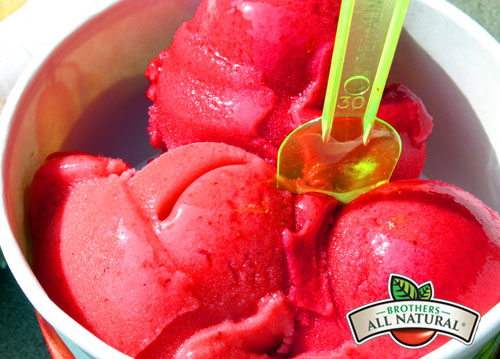 Allergy Free Coconut Strawberry Sorbet